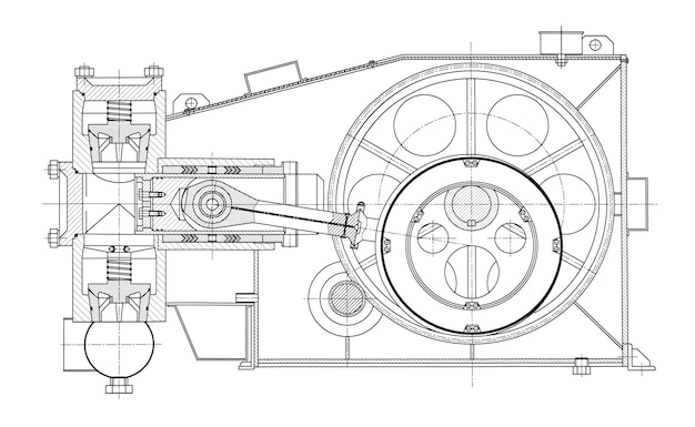 Foto progettista ingegnere automobilistico disegno disegno sviluppo schizzo prototipo concept car meccanismo industriale creativo