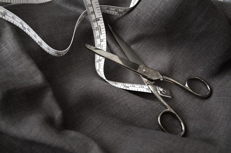 Foto designer kleding op maat gemaakte craftman pak maat