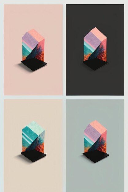 Photo designer minimalist style creation inspiration wallpaper background illustration abstract art