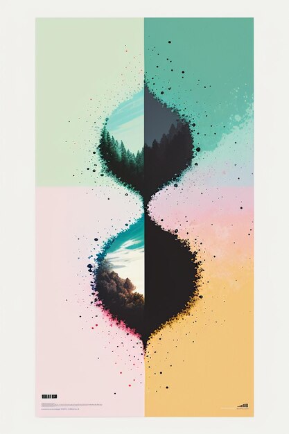 Photo designer minimalist style creation inspiration wallpaper background illustration abstract art