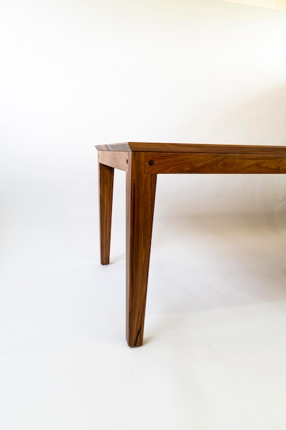 Designer wood dining table minimalist and simple objects on the table mexico