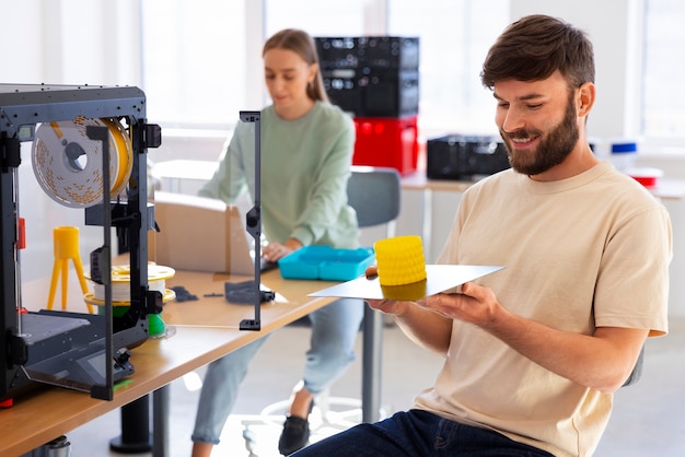 designers using a 3d printer