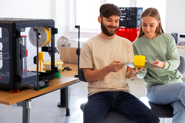 designers using a 3d printer