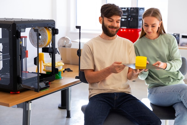 Photo designers using a 3d printer