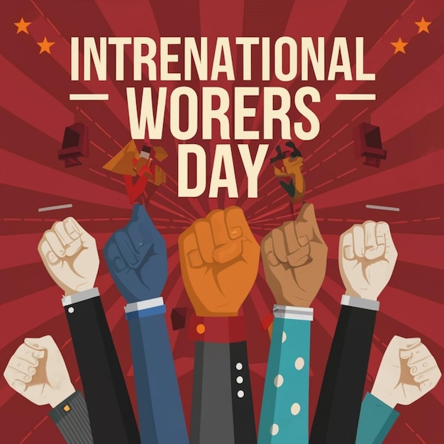 Designing for 1st May International Workers Day and May Day