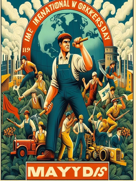 Designing for 1st May International Workers Day and May Day