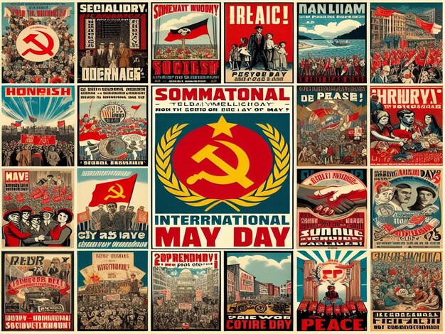 Designing for 1st May International Workers Day and May Day