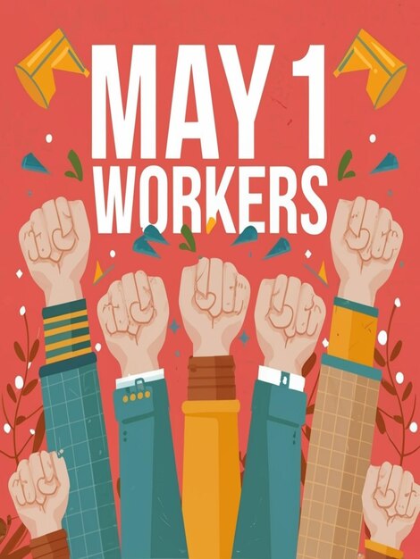 Designing for 1st May International Workers Day and May Day