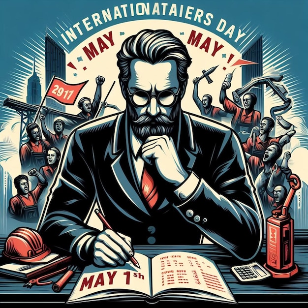 Designing for 1st May International Workers Day and May Day