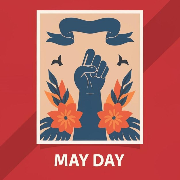 Photo designing for 1st may international workers day and may day