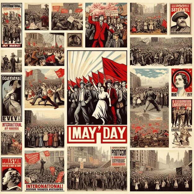 Designing for 1st May International Workers Day and May Day