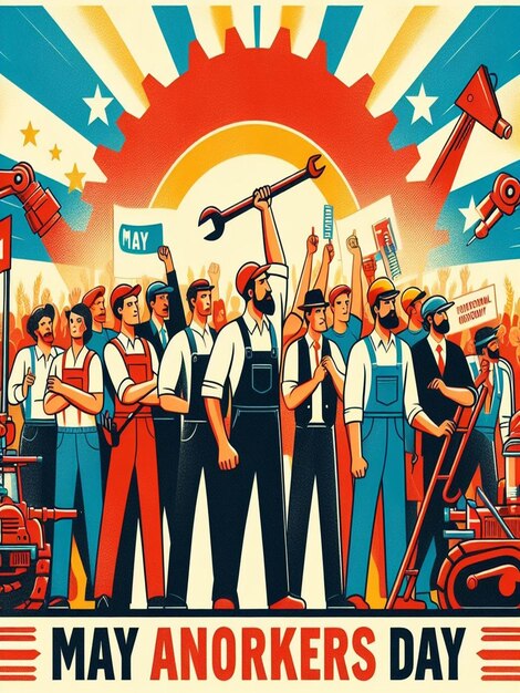 Designing for 1st May International Workers Day and May Day