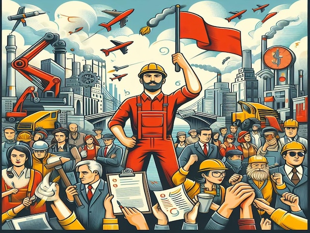 Designing for 1st May International Workers Day and May Day