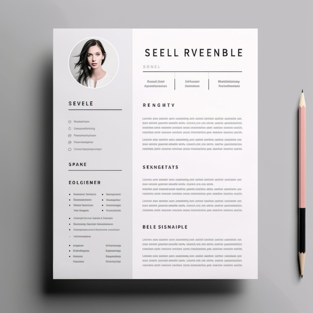 Designing a CuttingEdge and Sophisticated Resume Unleashing Innovation Professionalism and Visua