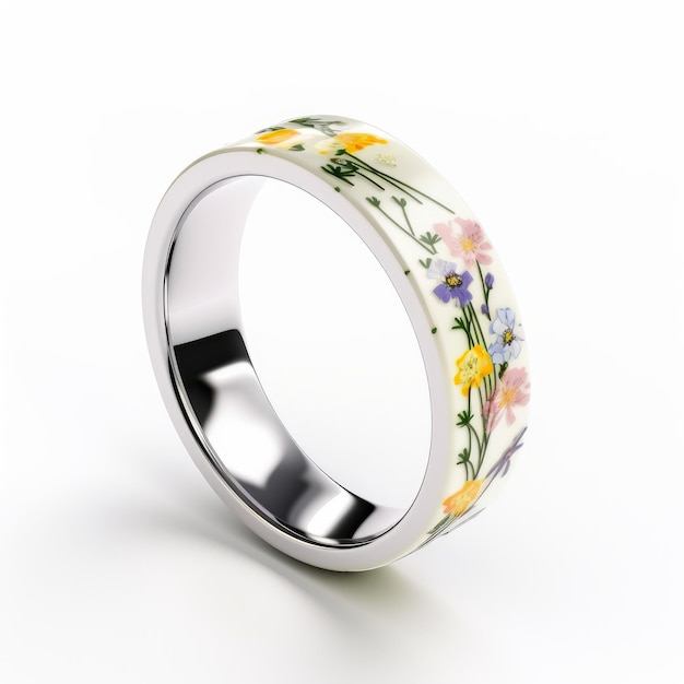 Designing A Minimalistic Ring With A Spring Theme