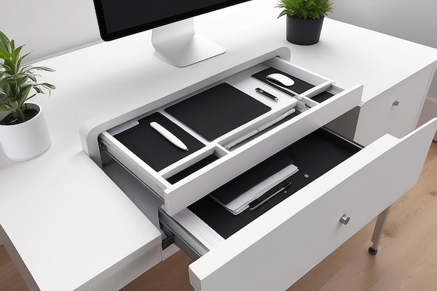 Desk Drawer Mockup