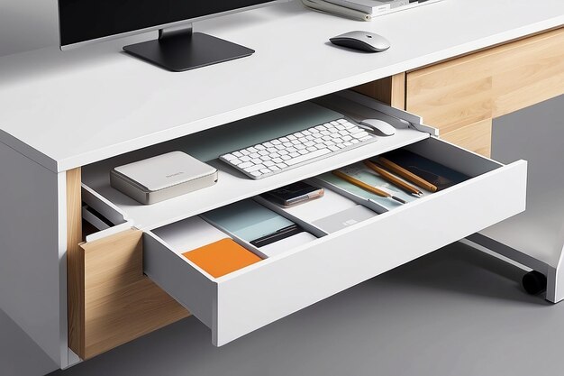 Desk Drawer Mockup