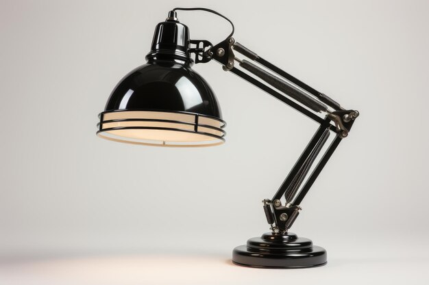 desk lamp on isolated background professional photography