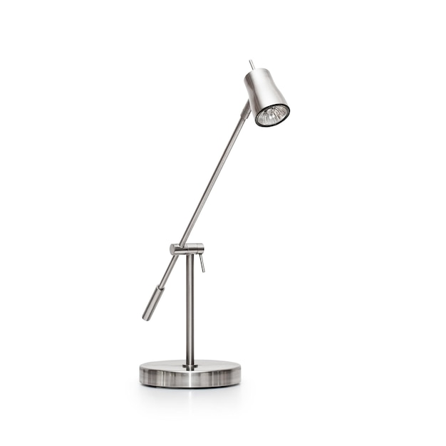 Desk lamp isolated on white background Object with clipping path