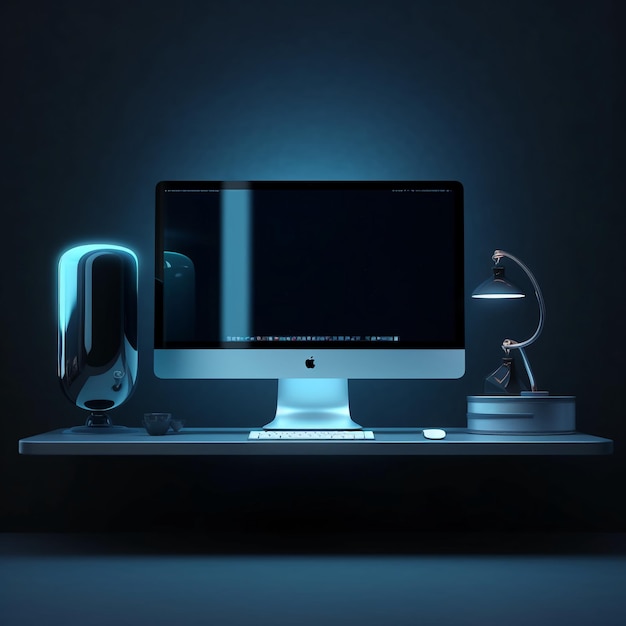 A desktop computer design