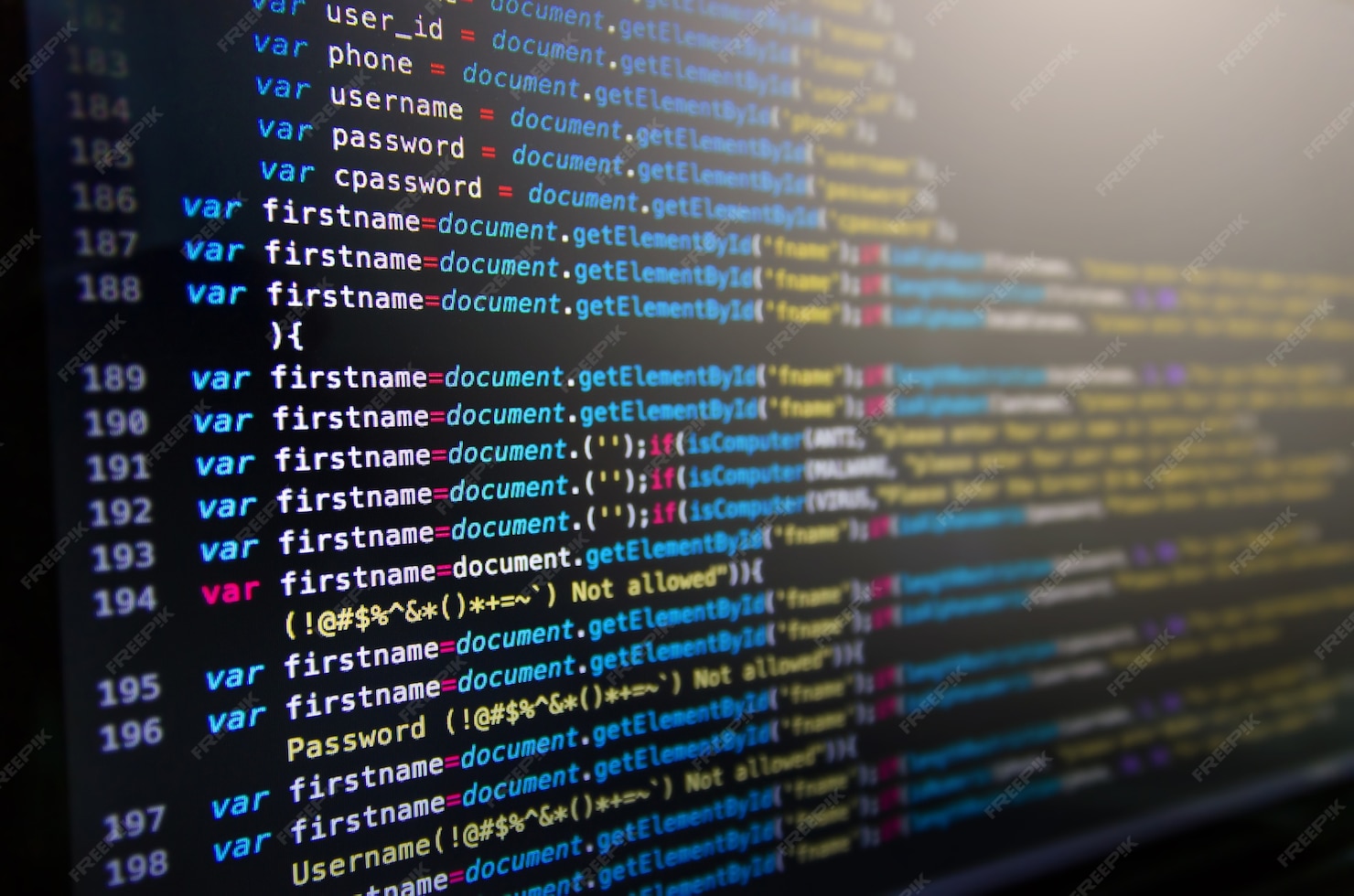 Premium Photo | Desktop source code and Wallpaper by Computer language ...