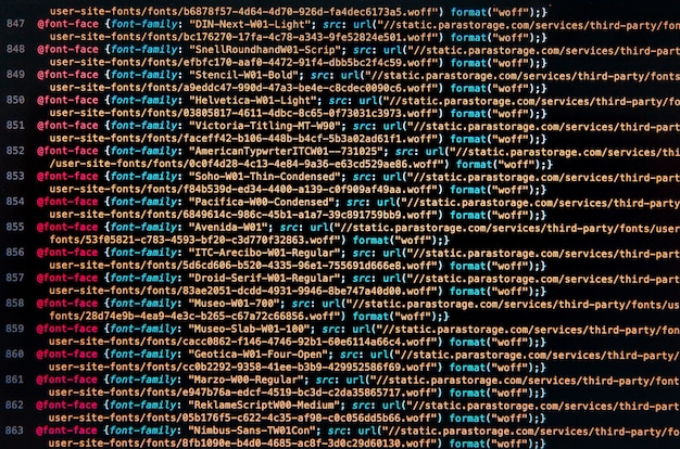 Desktop Source Code and Wallpaper by Computer Language with Coding and  Programming. Stock Photo - Image of background, pattern: 124706572