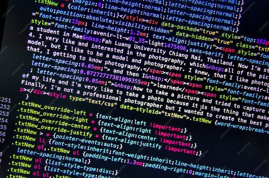 Premium Photo | Desktop source code and Wallpaper by Computer language ...
