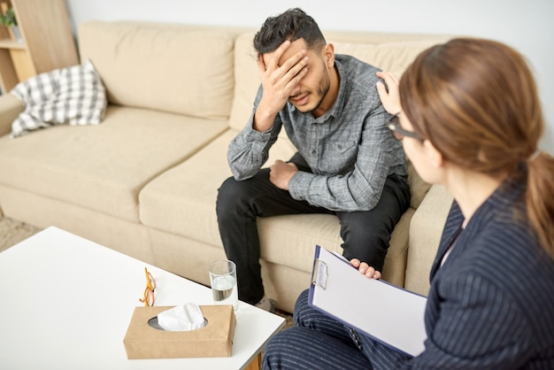 Despaired Patient Undergoing Therapy