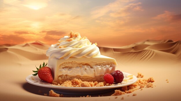 Photo dessert background for powerpoint