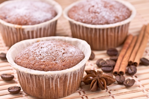 Dessert - chocolade muffins