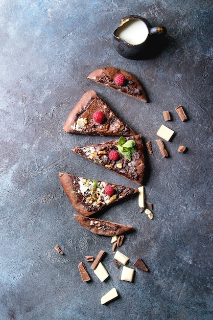 Dessert chocolate pizza