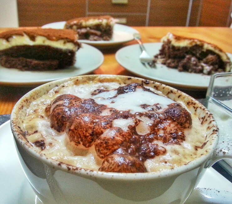 Photo dessert on table