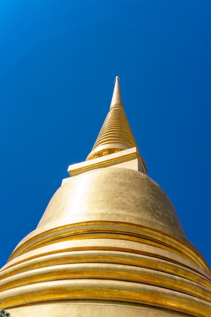 Foto particolare del tempio buddista a bangkok, thailandia