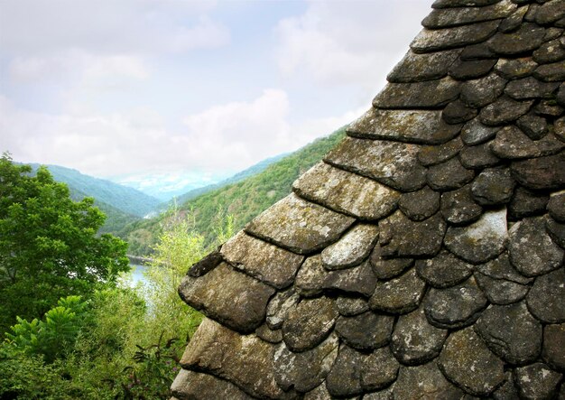 Detail of a flat roof