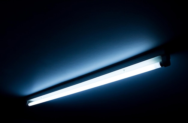 Detail of a fluorescent tube