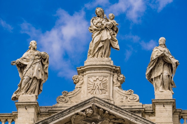 Dettaglio dalla chiesa di santa maria maggiore a roma, italia