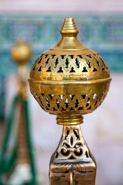 Detail from mosque Hassan II in Casablanca