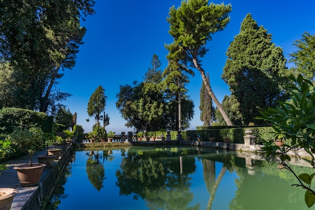 Detail from Villa d'Este in Tivoli, Italy