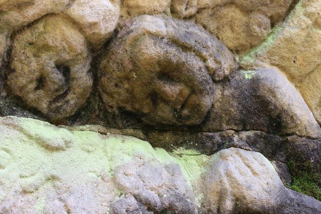 Detail of heads of cherubs