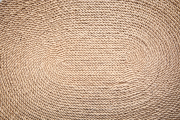 Detail of a natural jute carpet. Useful for background or texture.