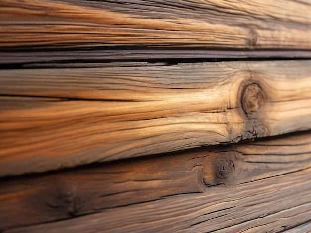 Фото Деталь старой деревянной поверхности с плохой шлифовкой яркая с текстурой