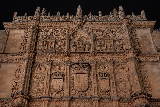 Detail op de gevel van de Universiteit van Salamanca