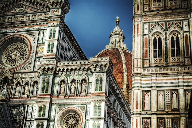 Detail of Santa Maria del Fiore in Florence Italy