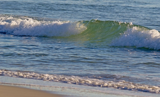 Detail of a sea wave with skim