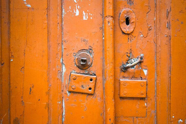 Photo detail shot of closed doors