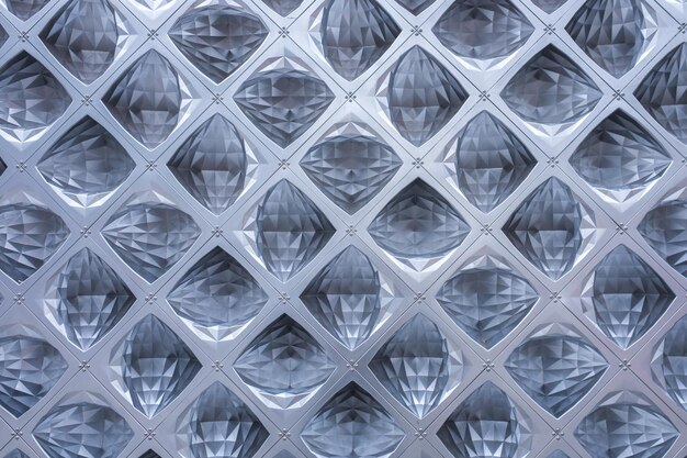 Photo detail shot of glass block wall