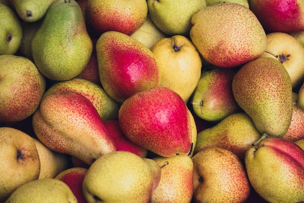 Detail shot of pears