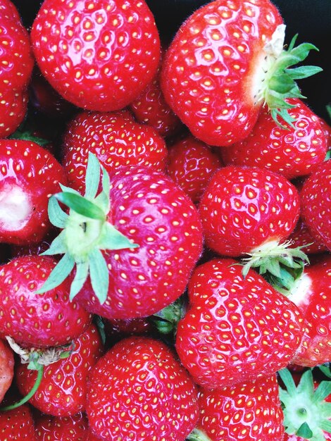 Detail shot of strawberries