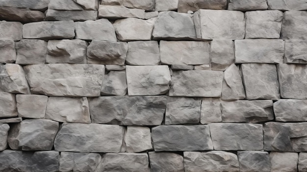 Деталь традиционной сухой каменной кладки с юга Франции в Севеннах