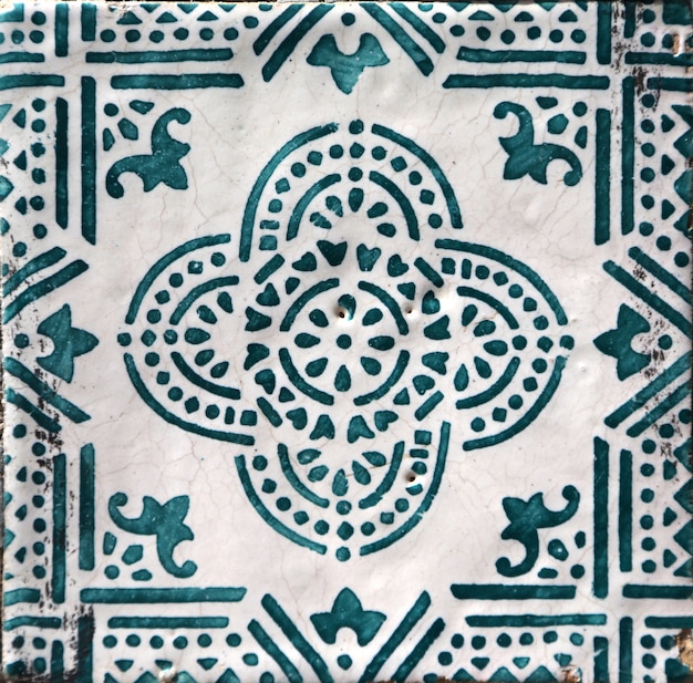 Detail of the traditional tiles from Valencia